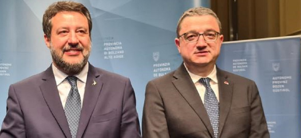 Provinciali, Salvini su Fugatti: Per la Lega ovviamente è il candidato migliore e avrà tutto il nostro sostegno''